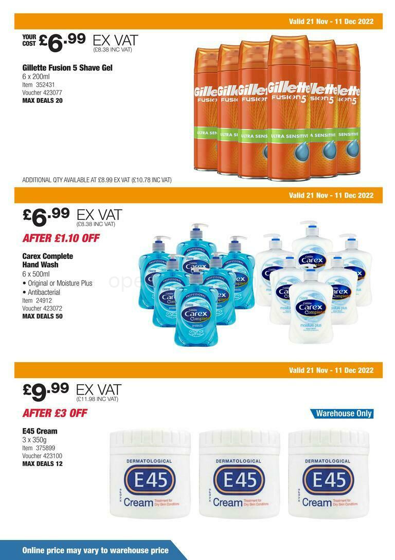 Costco Scotland & Wales Offers from 21 November