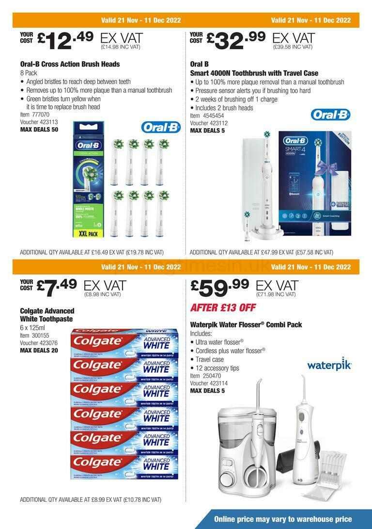 Costco Scotland & Wales Offers from 21 November