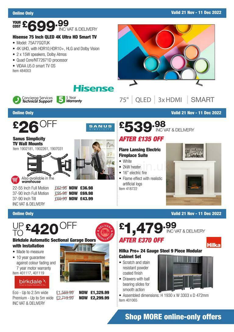 Costco Scotland & Wales Offers from 21 November