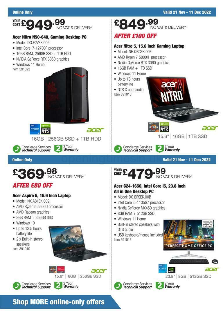 Costco Scotland & Wales Offers from 21 November