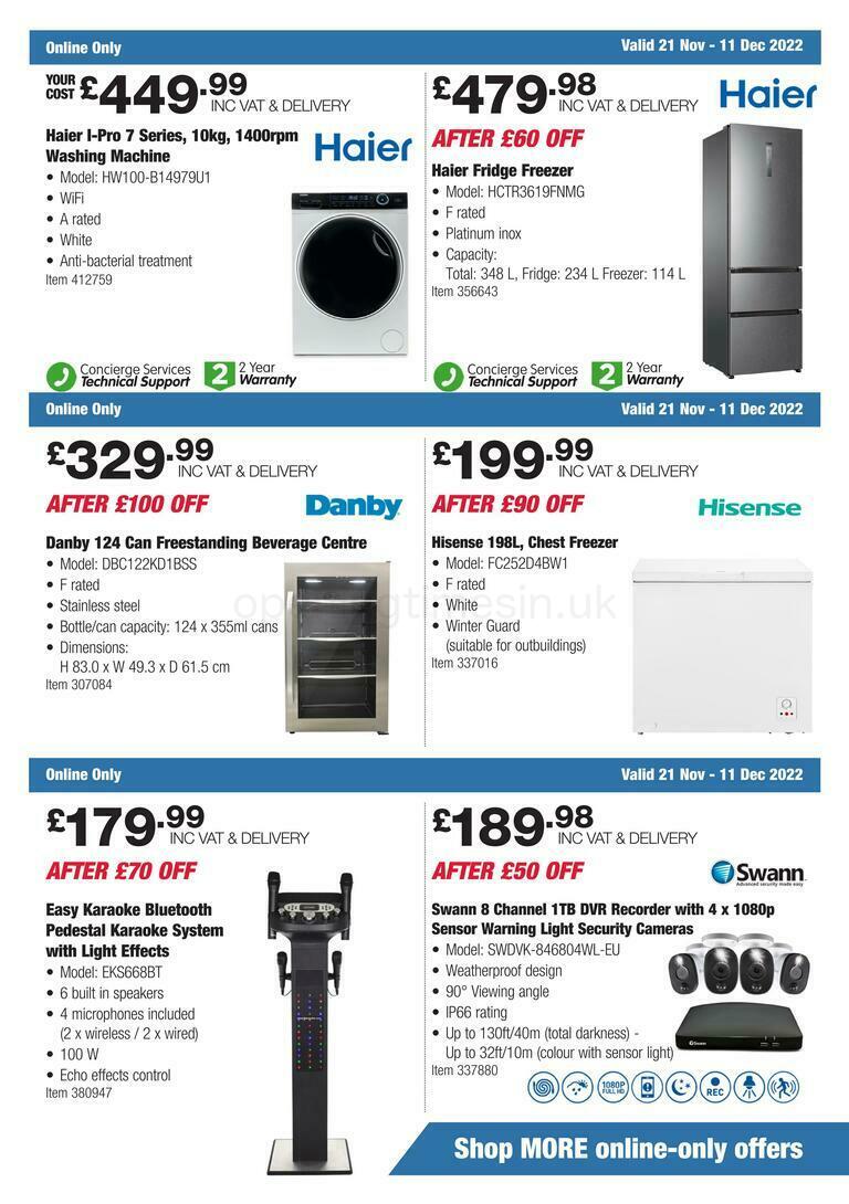 Costco Scotland & Wales Offers from 21 November