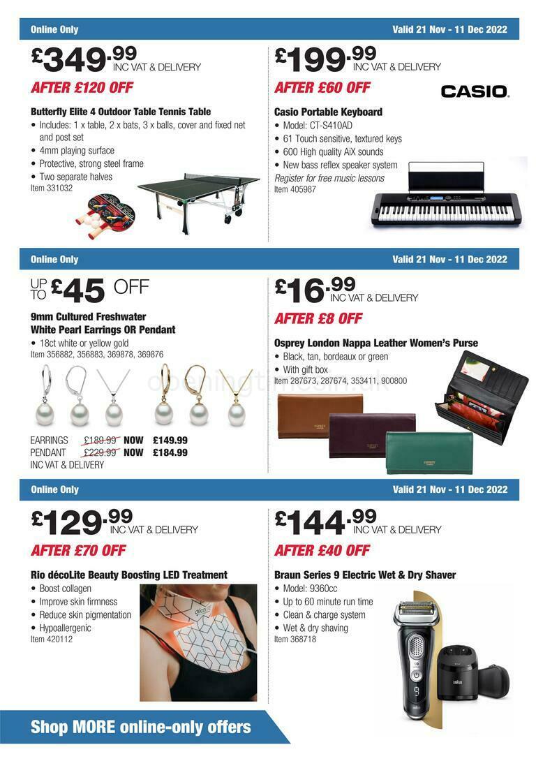 Costco Scotland & Wales Offers from 21 November