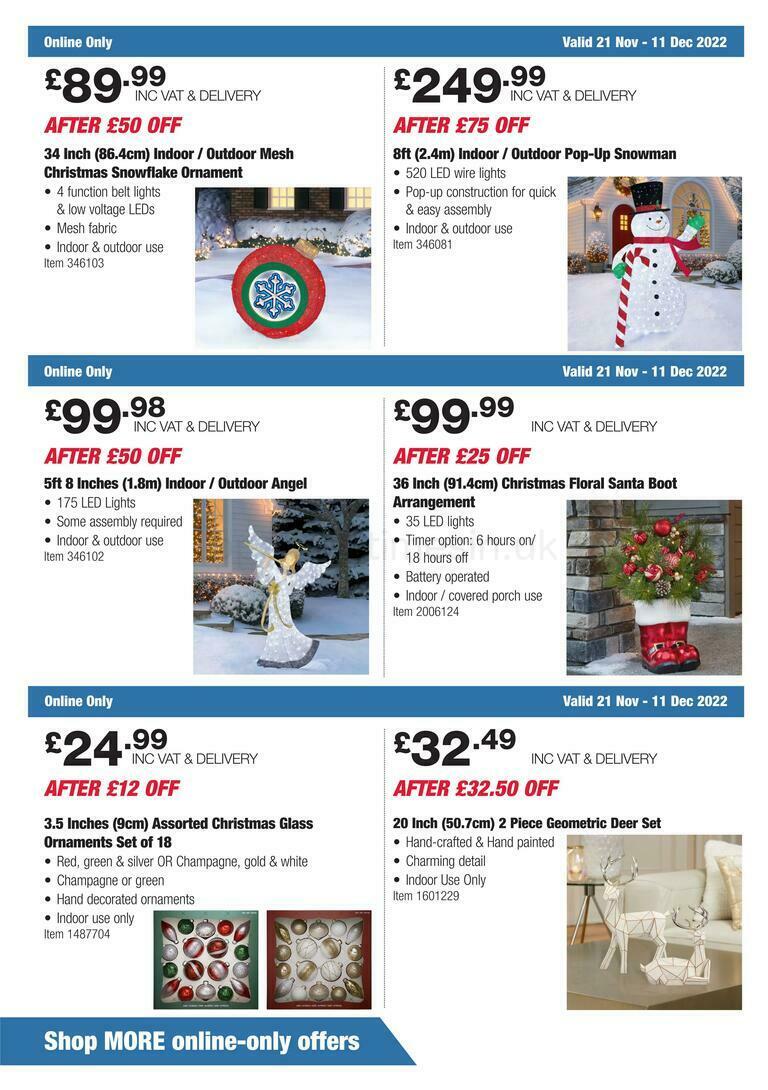 Costco Scotland & Wales Offers from 21 November