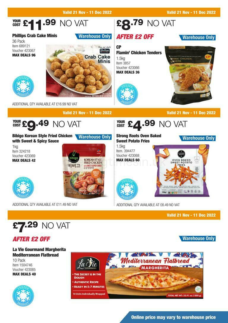 Costco Scotland & Wales Offers from 21 November