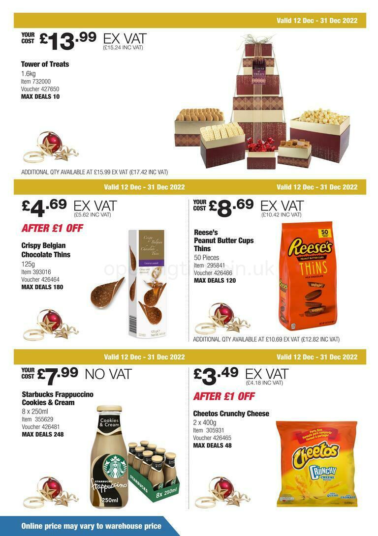 Costco Offers from 12 December