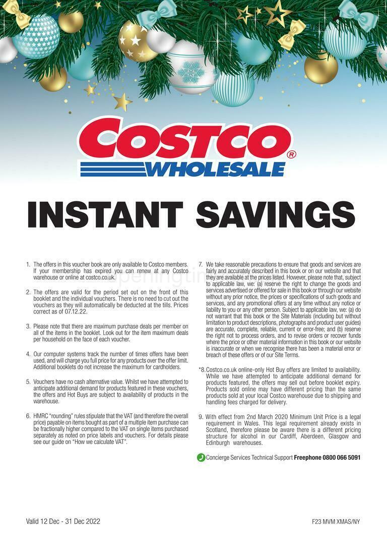 Costco Offers from 12 December