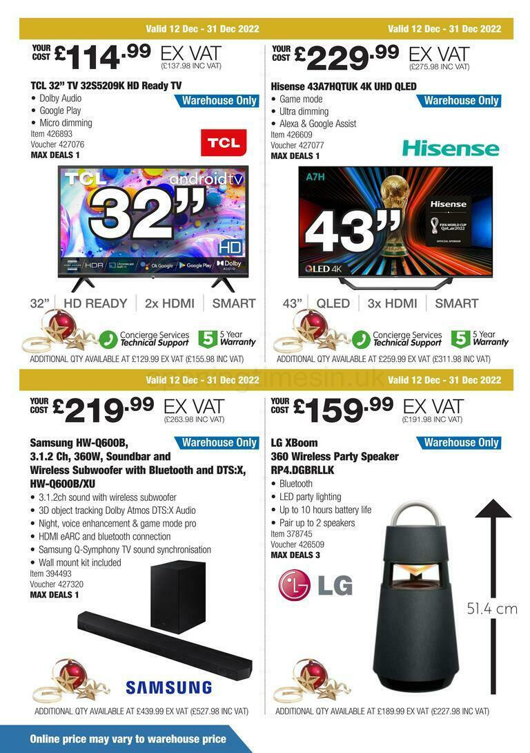 Costco Offers from 12 December