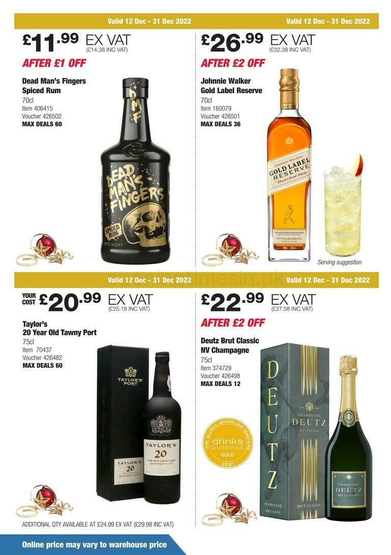 Costco Offers from 12 December