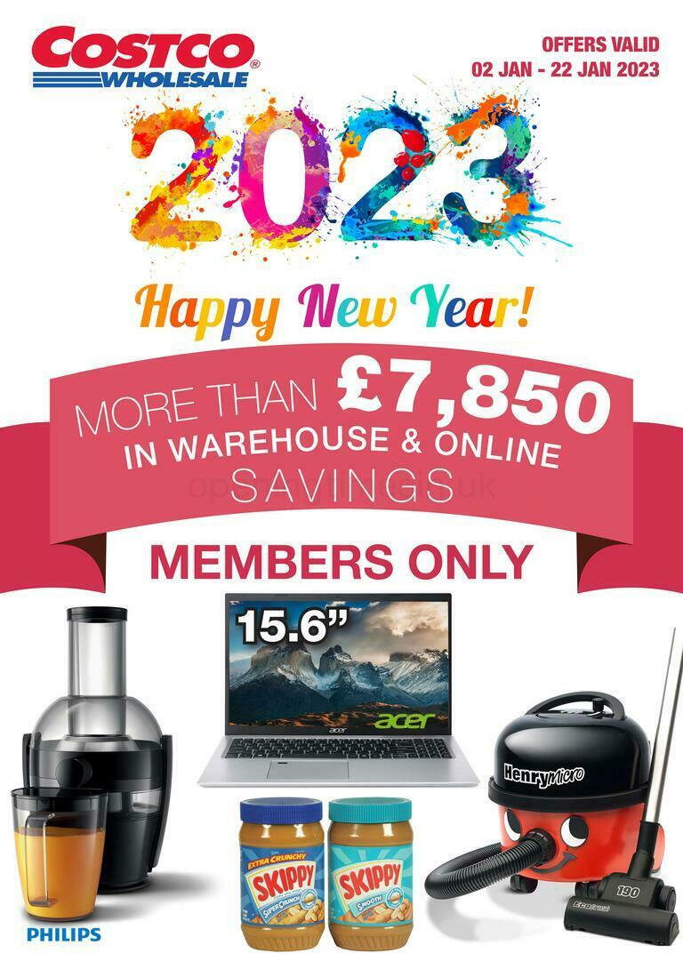 Costco Offers from 2 January
