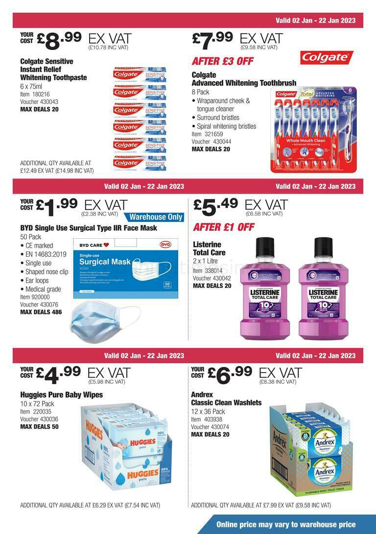 Costco Offers from 2 January