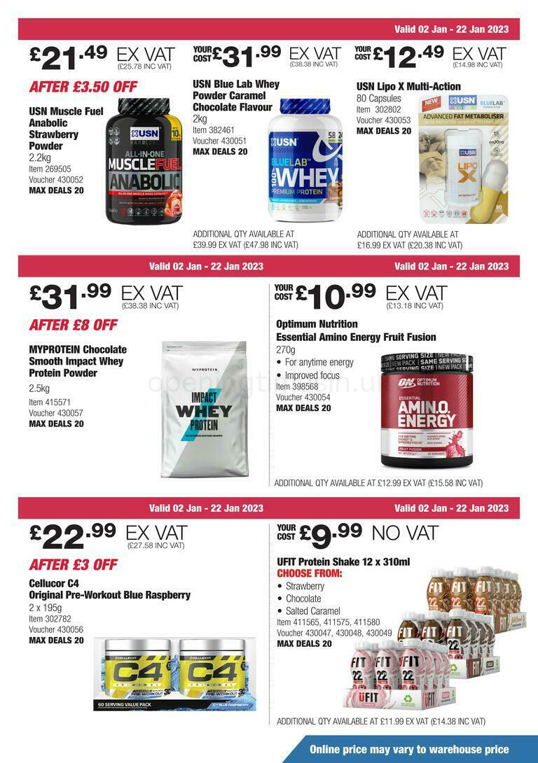 Costco Offers from 2 January