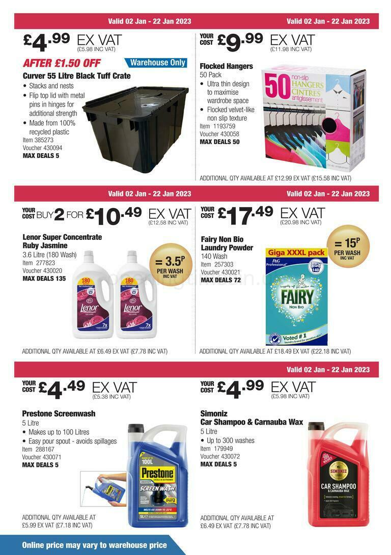Costco Offers from 2 January