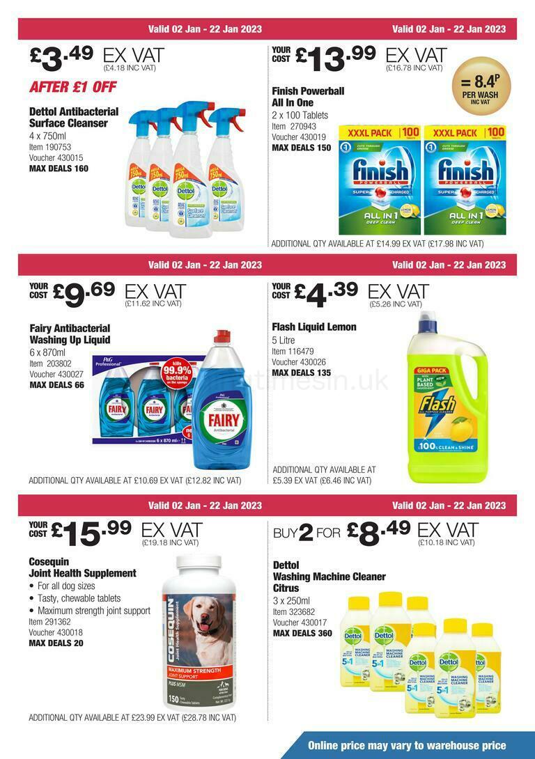 Costco Offers from 2 January