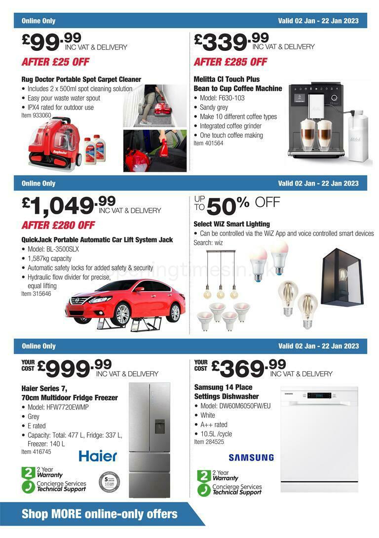Costco Offers from 2 January