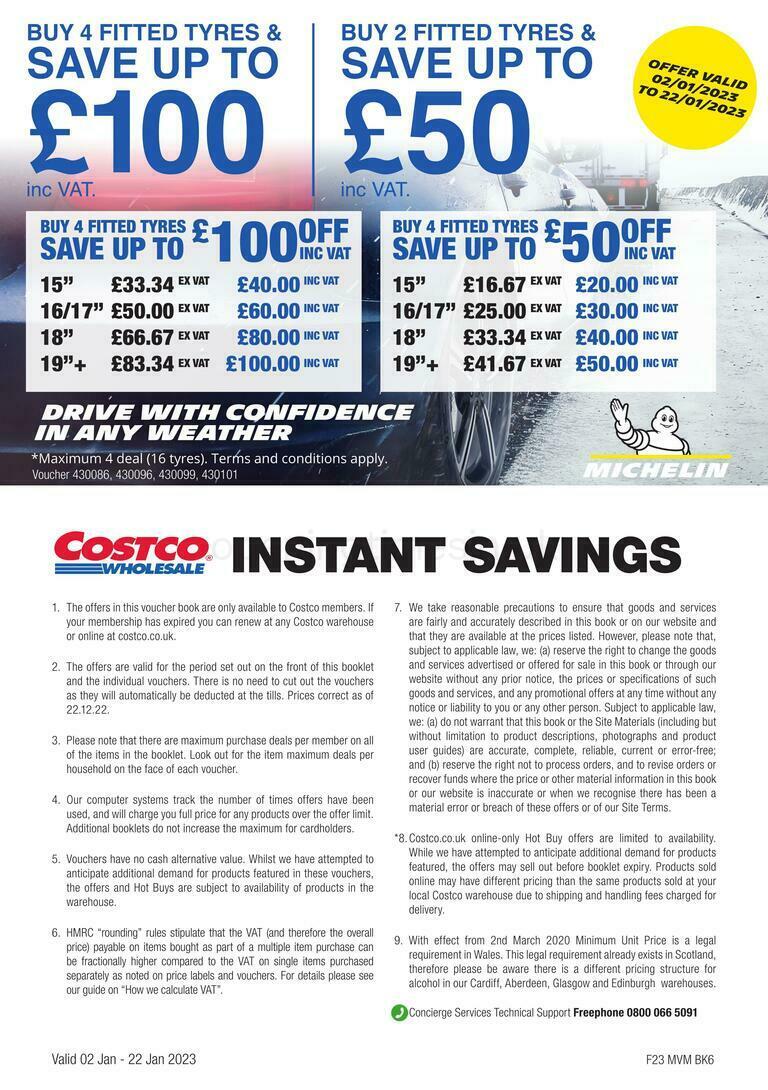 Costco Offers from 2 January
