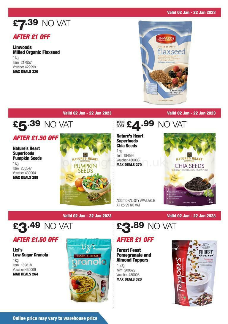Costco Offers from 2 January