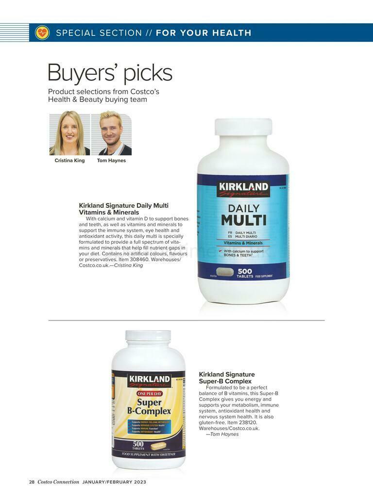 Costco Connection January/February Offers from 1 January