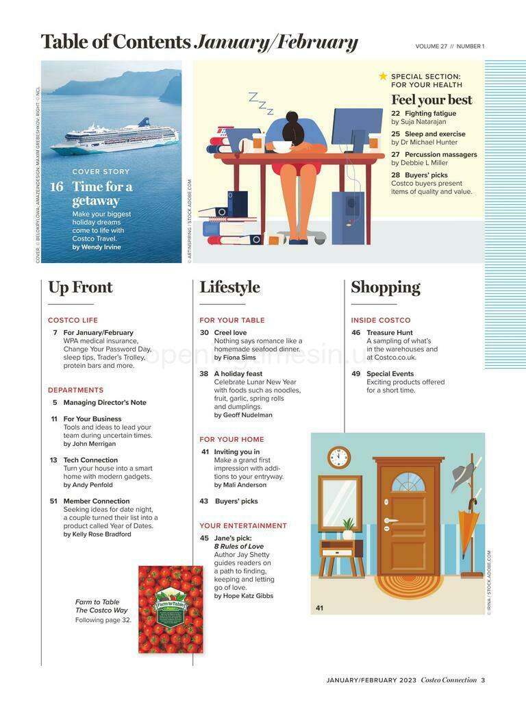 Costco Connection January/February Offers from 1 January