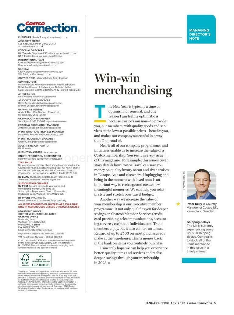 Costco Connection January/February Offers from 1 January