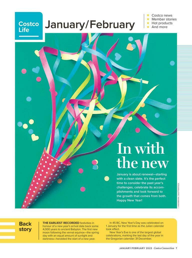 Costco Connection January/February Offers from 1 January