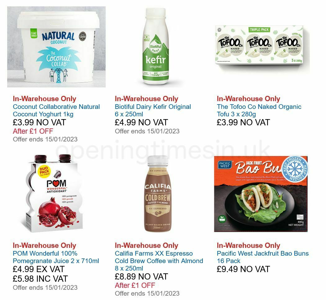 Costco Healthy Eating Offers from 8 January