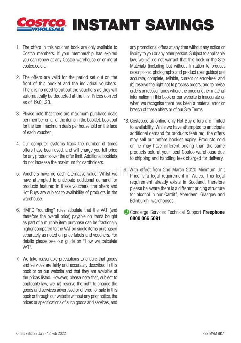 Costco Offers from 23 January