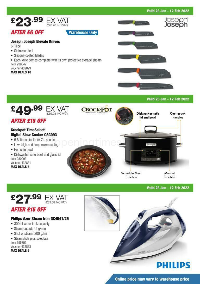 Costco Offers from 23 January