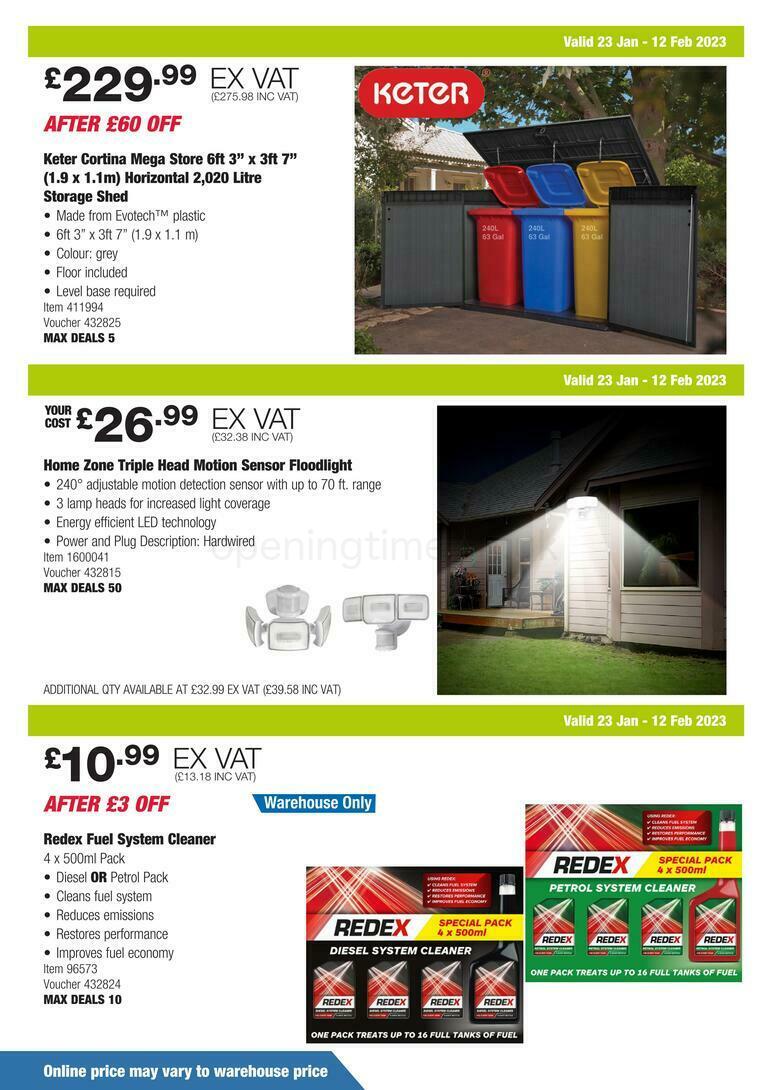 Costco Scotland & Wales Offers from 23 January