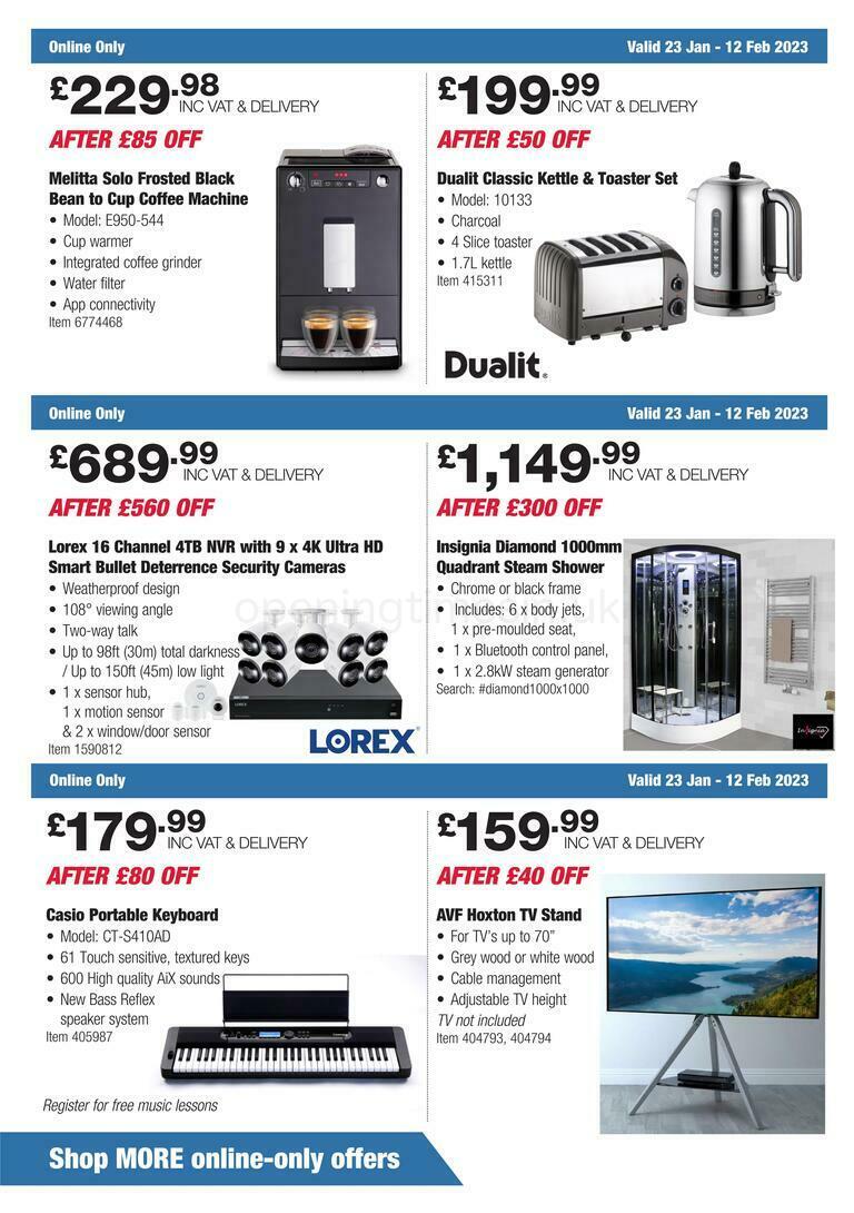 Costco Scotland & Wales Offers from 23 January