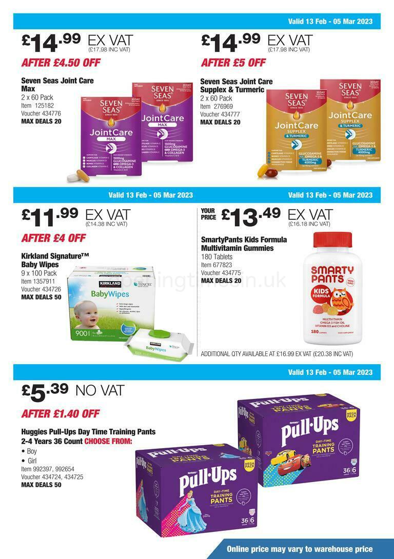 Costco Offers from 13 February