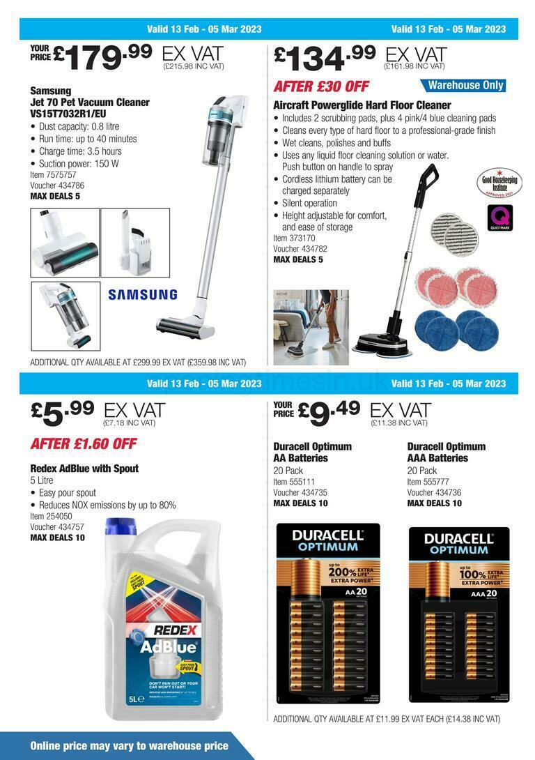 Costco Offers from 13 February