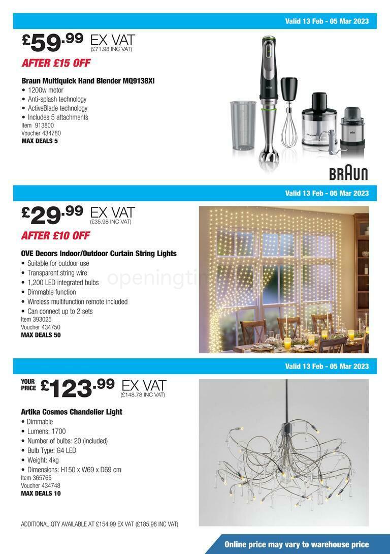 Costco Offers from 13 February