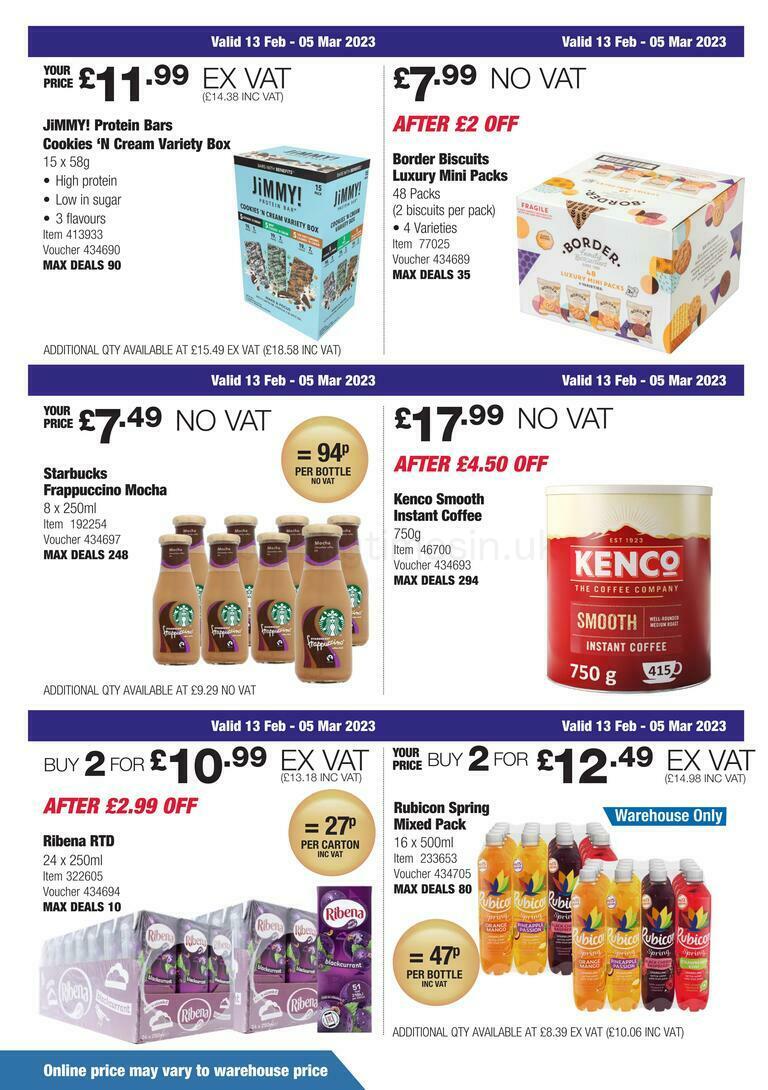Costco Scotland & Wales Offers from 13 February
