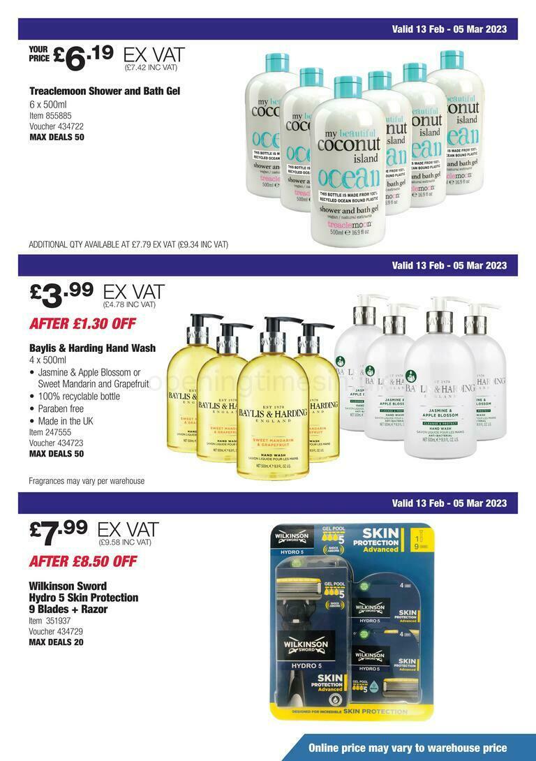 Costco Scotland & Wales Offers from 13 February