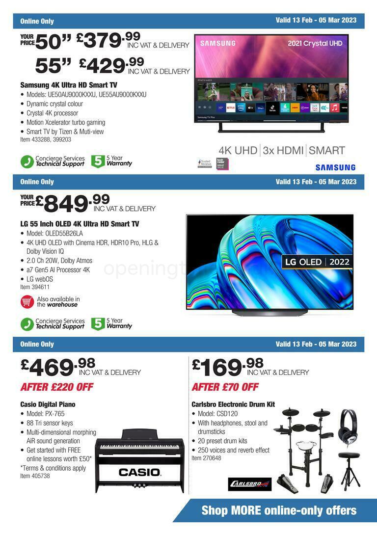 Costco Scotland & Wales Offers from 13 February