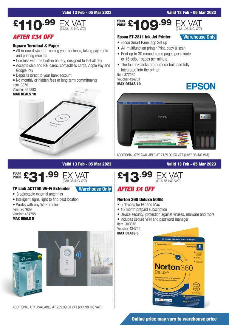 Costco Scotland & Wales Offers from 13 February