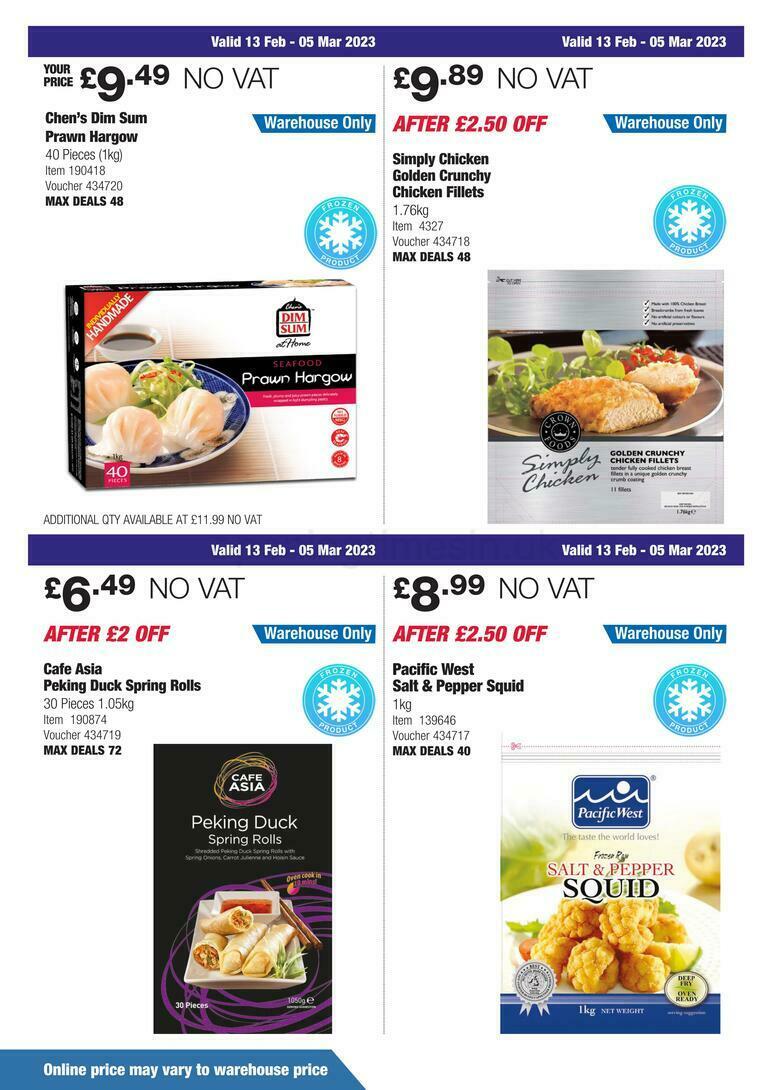 Costco Scotland & Wales Offers from 13 February