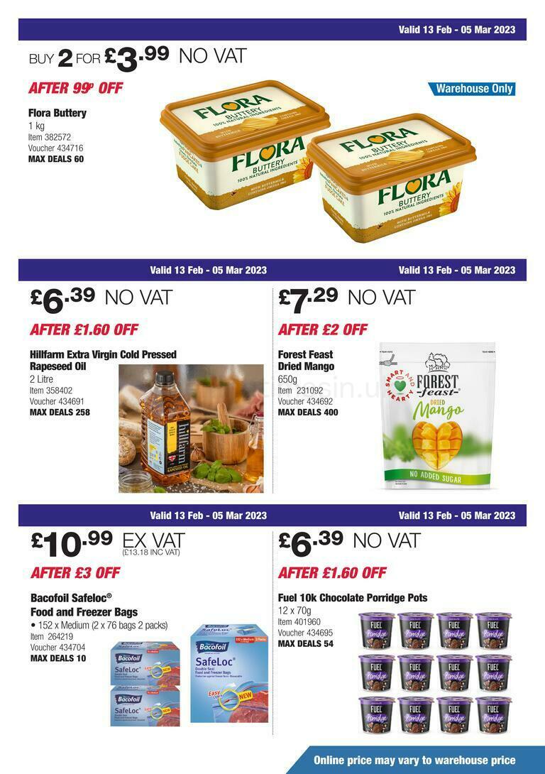Costco Scotland & Wales Offers from 13 February