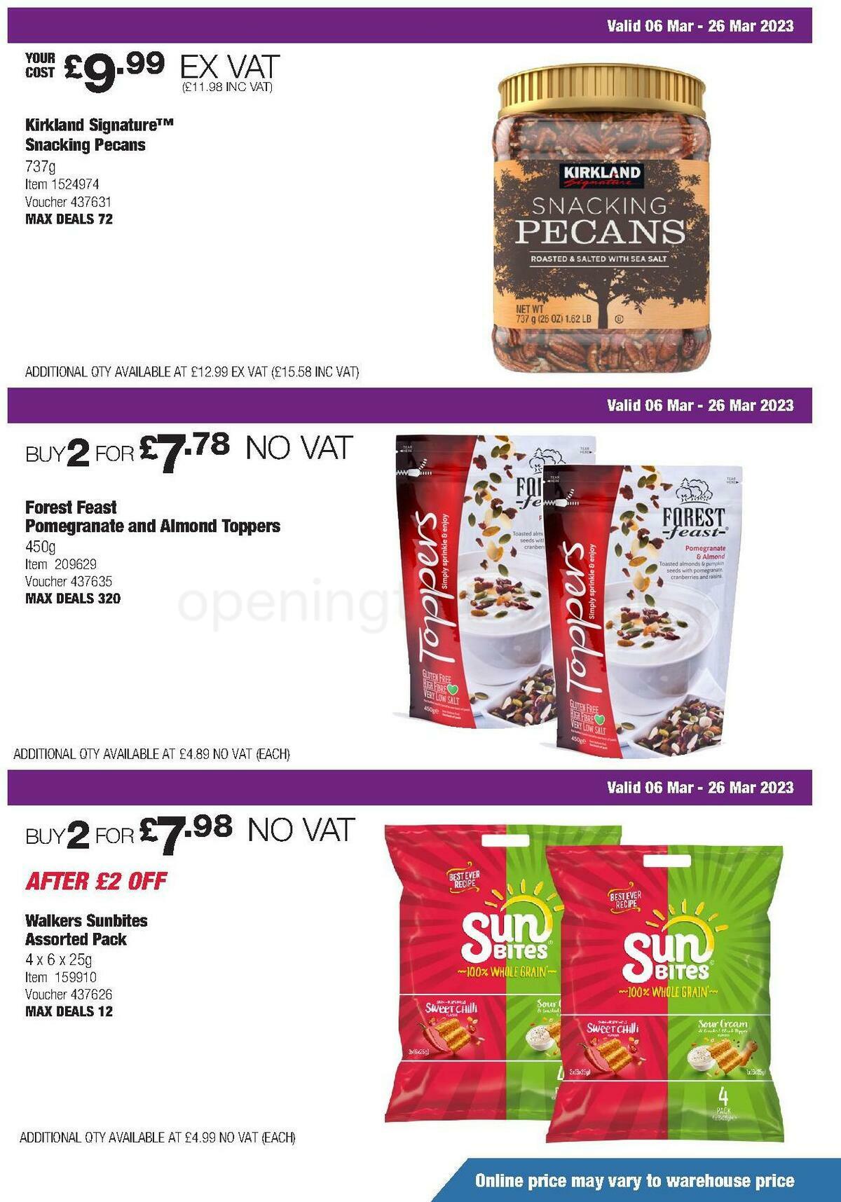 Costco Offers from 6 March