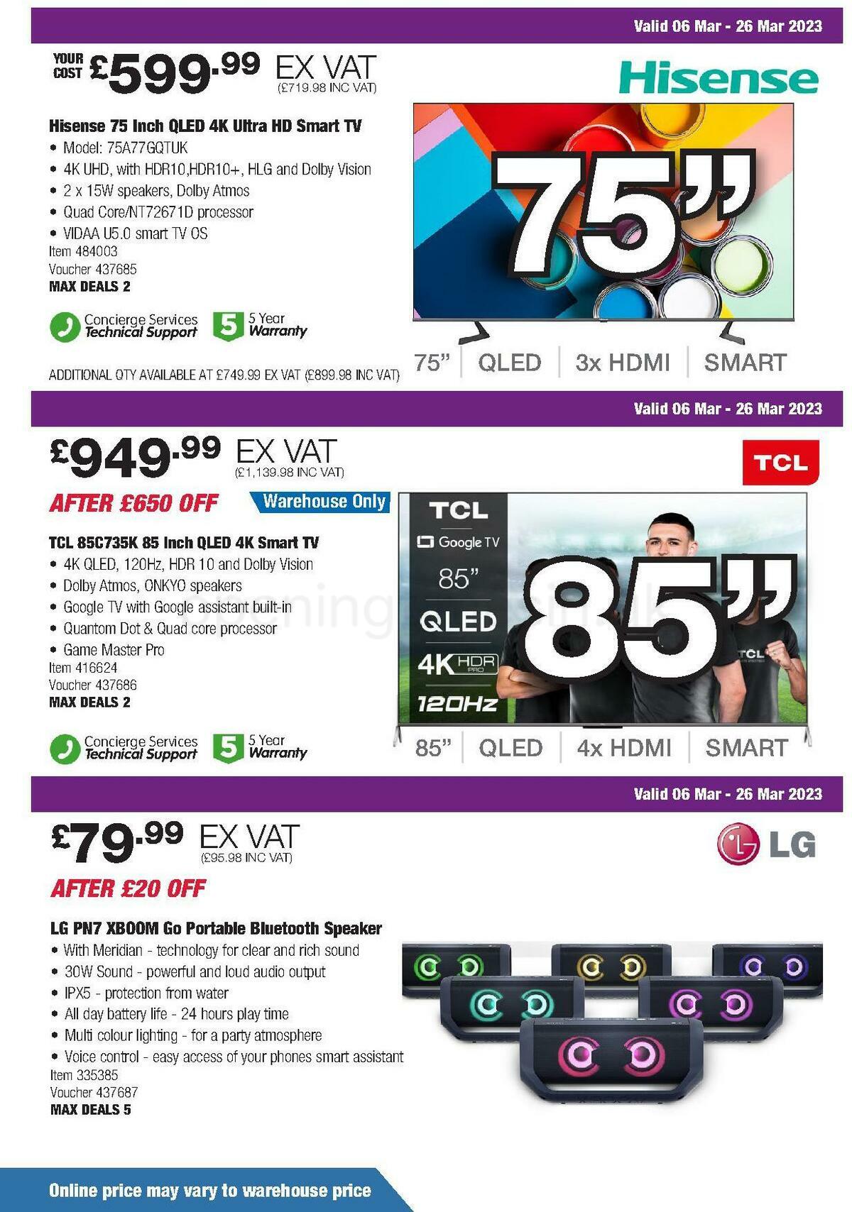 Costco Offers from 6 March