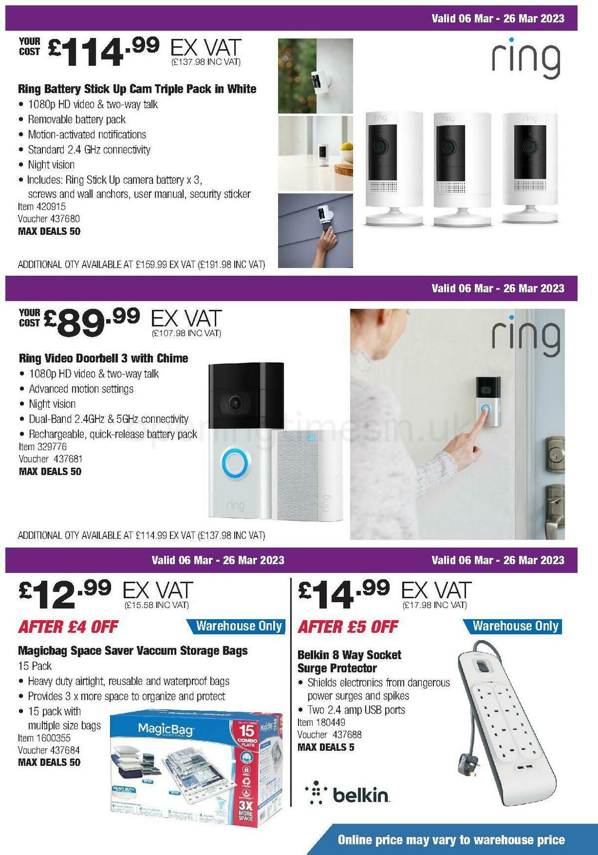 Costco Offers from 6 March