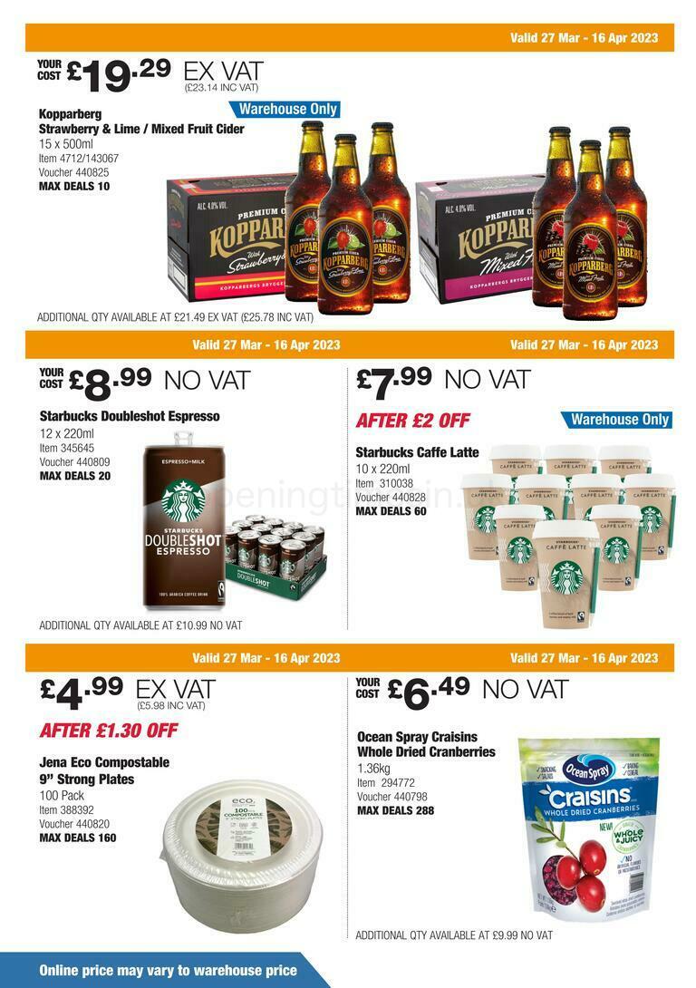 Costco Offers from 27 March
