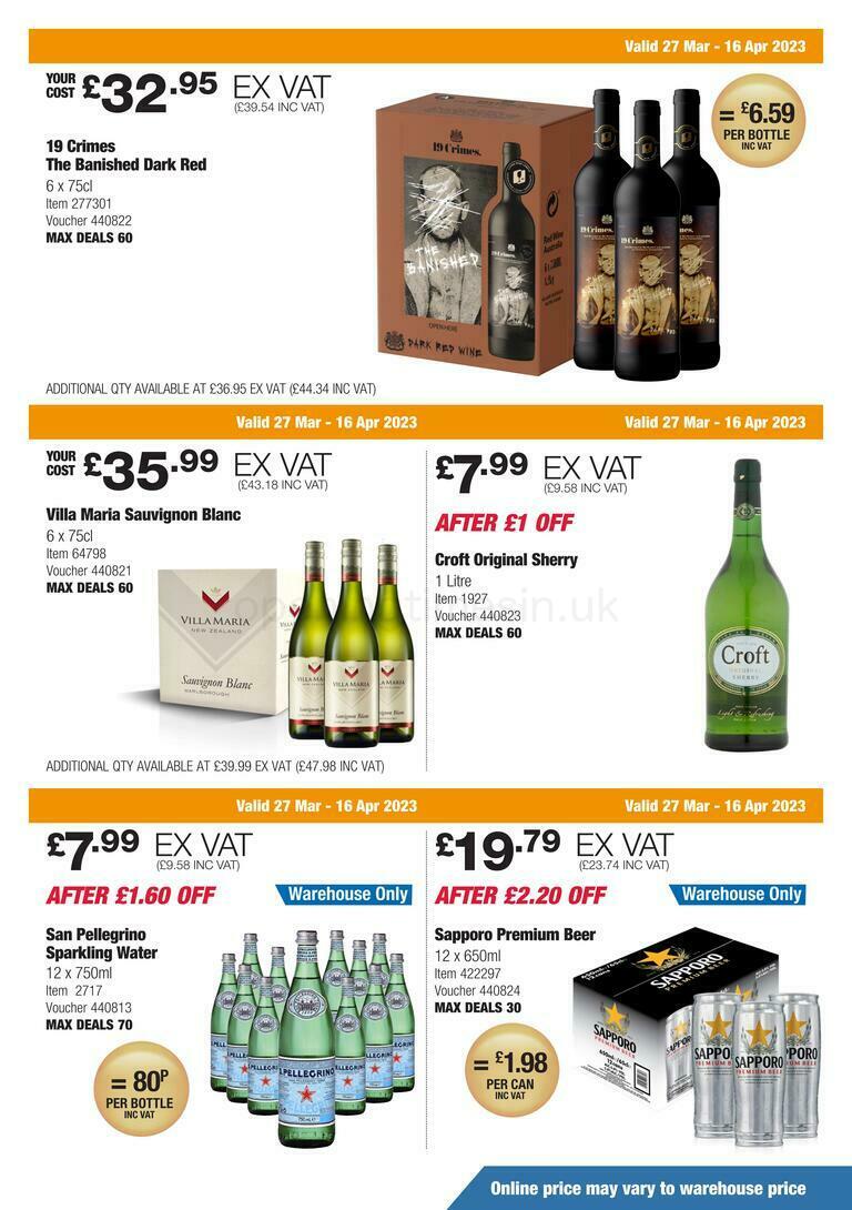 Costco Offers from 27 March