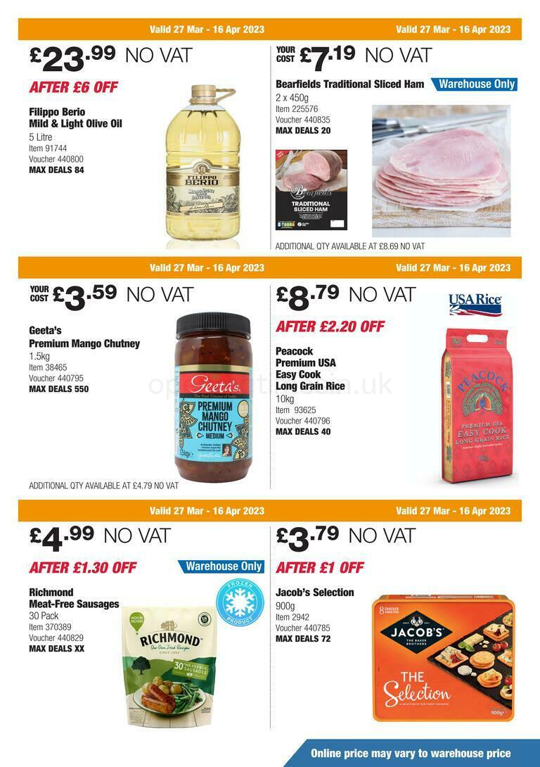 Costco Offers from 27 March
