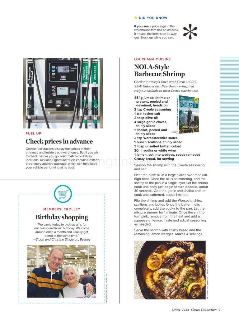 Costco Connection April Offers from 1 April