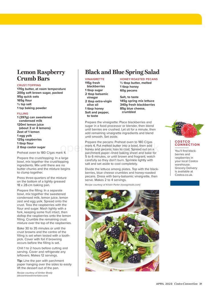 Costco Connection April Offers from 1 April