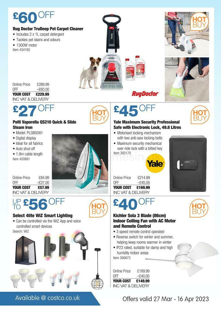 Costco Hot Buy Offers from 27 March