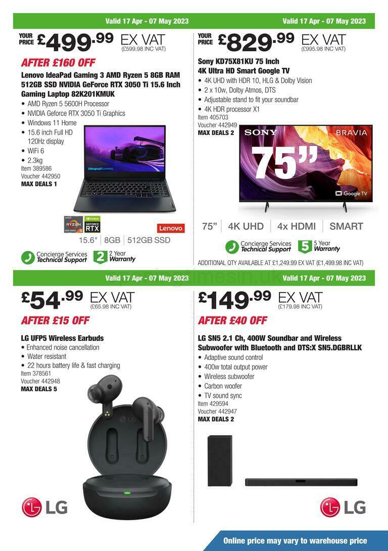 Costco Offers from 17 April