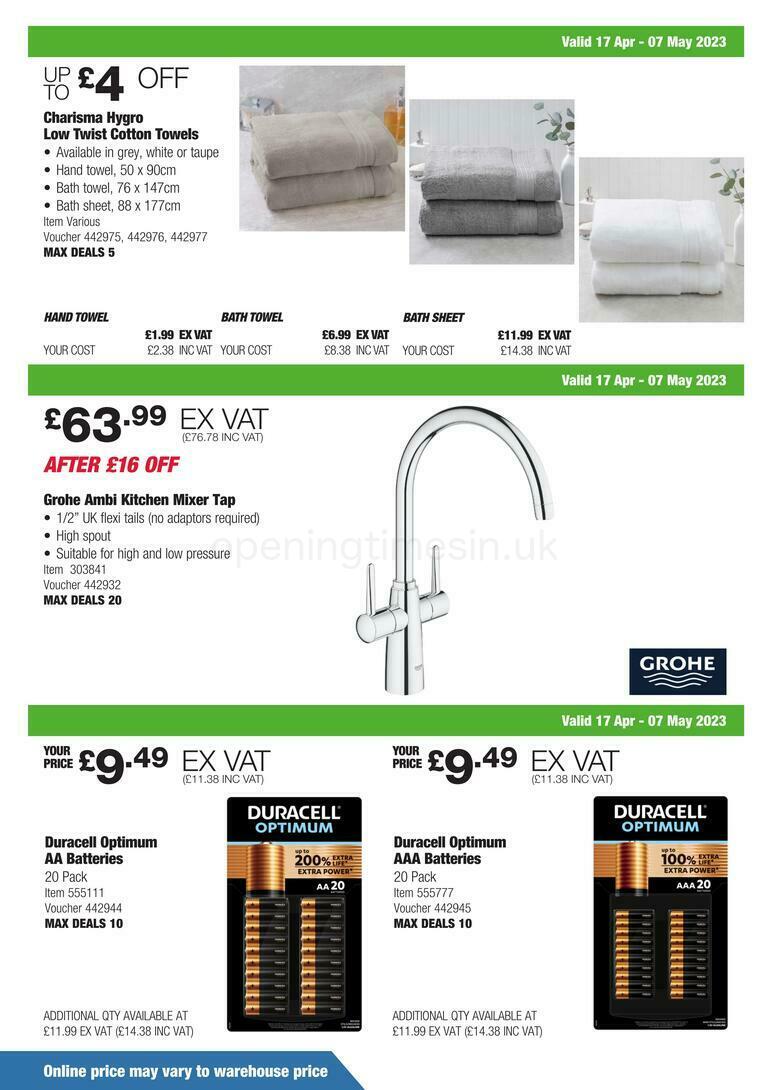 Costco Offers from 17 April