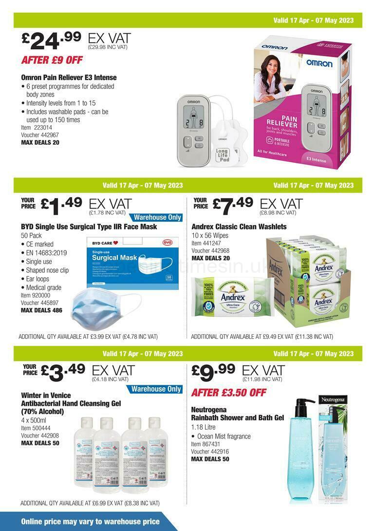 Costco Scotland & Wales Offers from 17 April